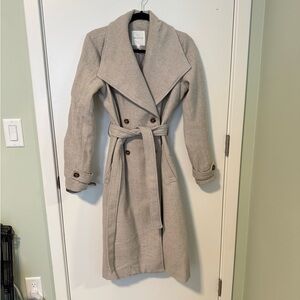 Avec Les Filles Trench Pea Coat - sz Medium